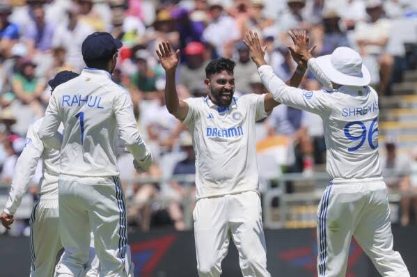 Siraj takes 6-15 as India routs S. Africa for 55, its lowest score since test cricket readmission