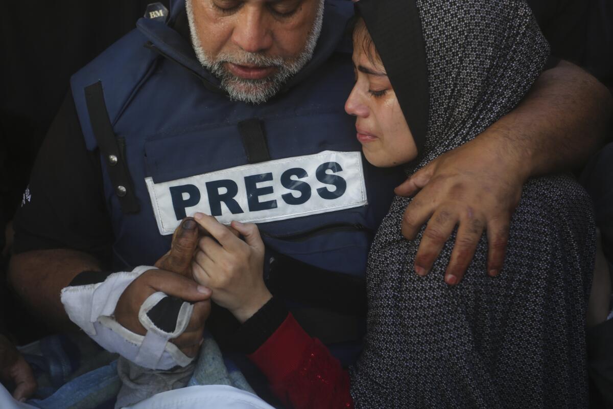 An Al Jazeera journalist is the fifth member of his family killed by Israeli strikes on Gaza