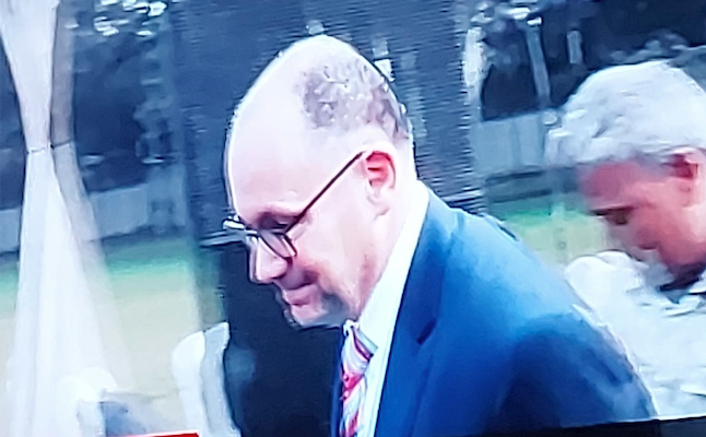 Peter D. Haas left the Foreign Minister's function