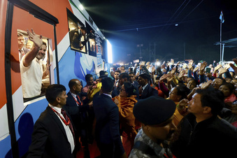 India’s main opposition party begins a cross-country march ahead of a crucial national vote
