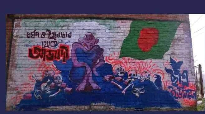 Anti-rape graffiti at JU: 2 Chhatra Union leaders sued