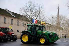 Angry French farmers with tractors are back on the streets of Paris for another protest