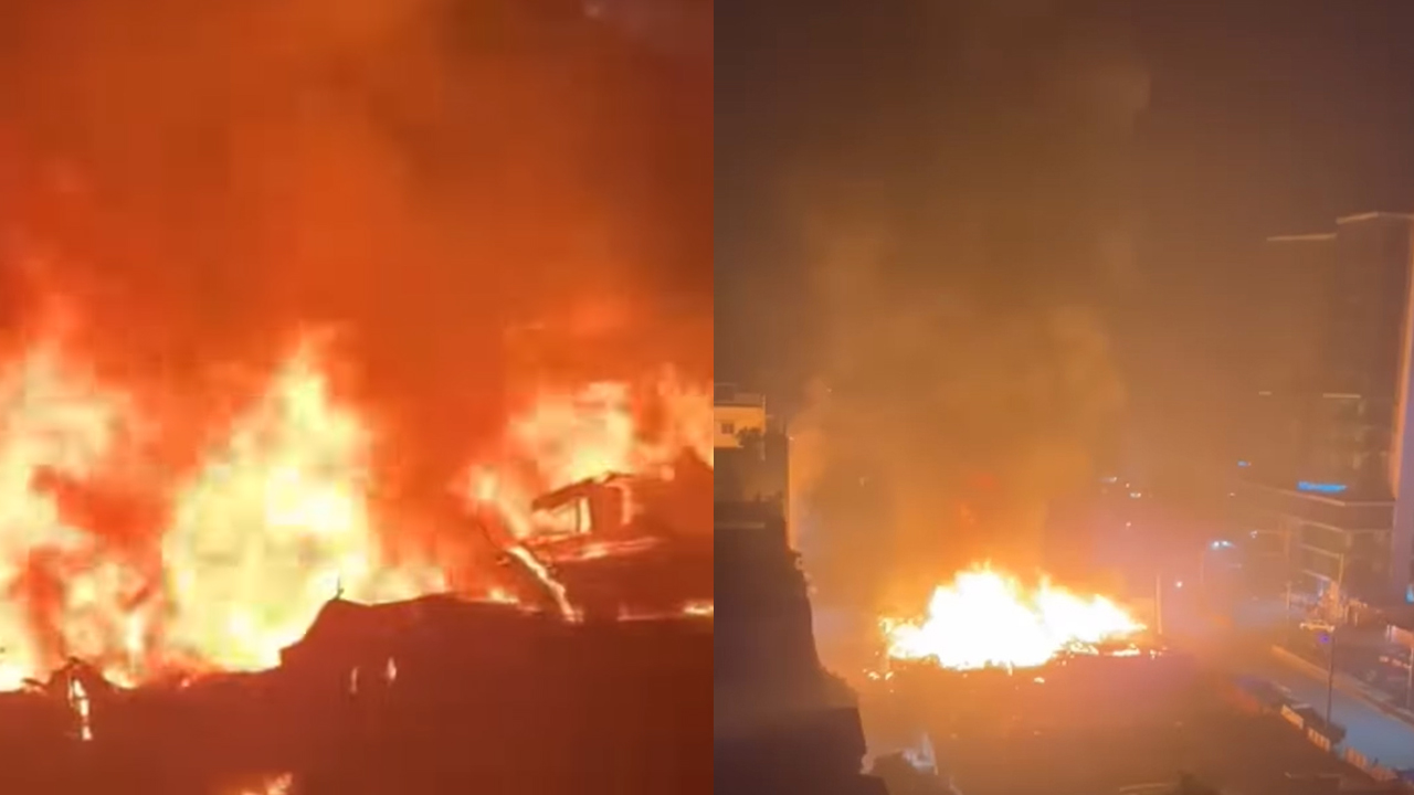 Fire at kitchen market in Dhaka’s Uttara doused