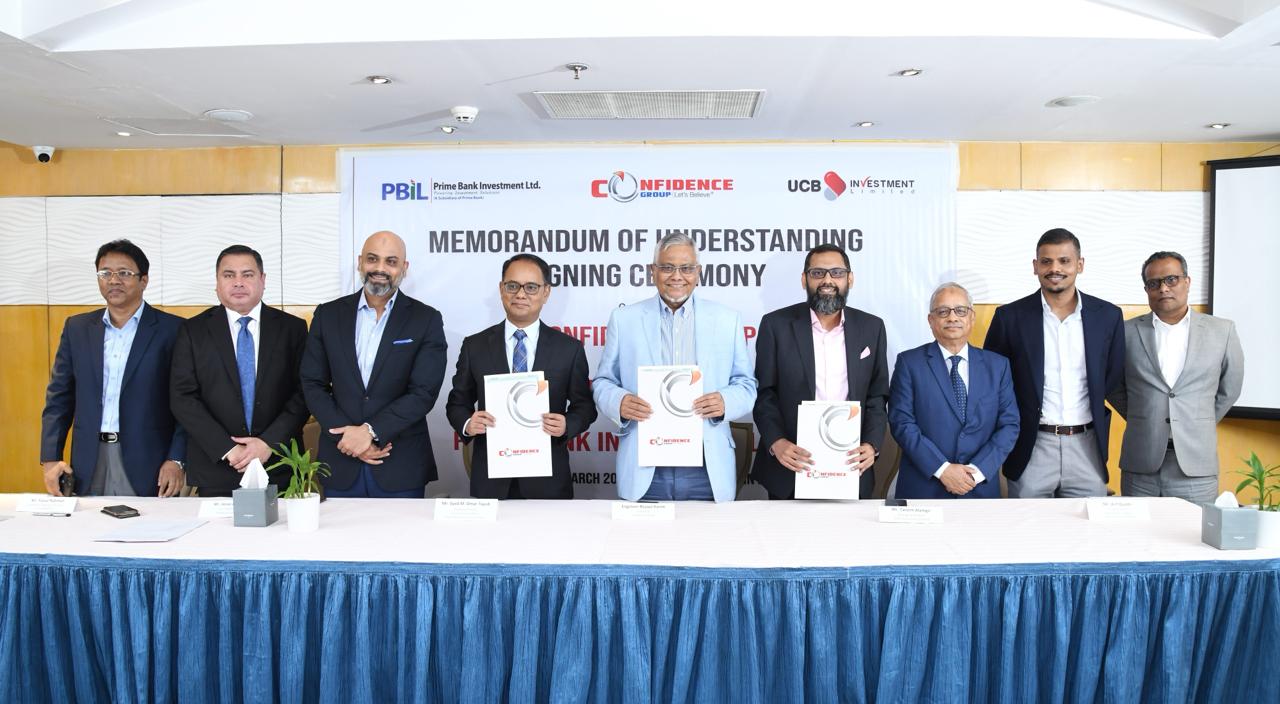 Confidence Group signs MoU with UCB Investment and others for strategic alliance