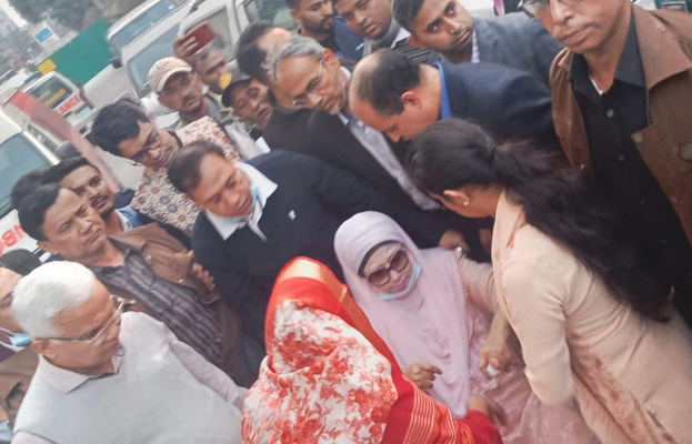 Khaleda Zia admitted to the hospital