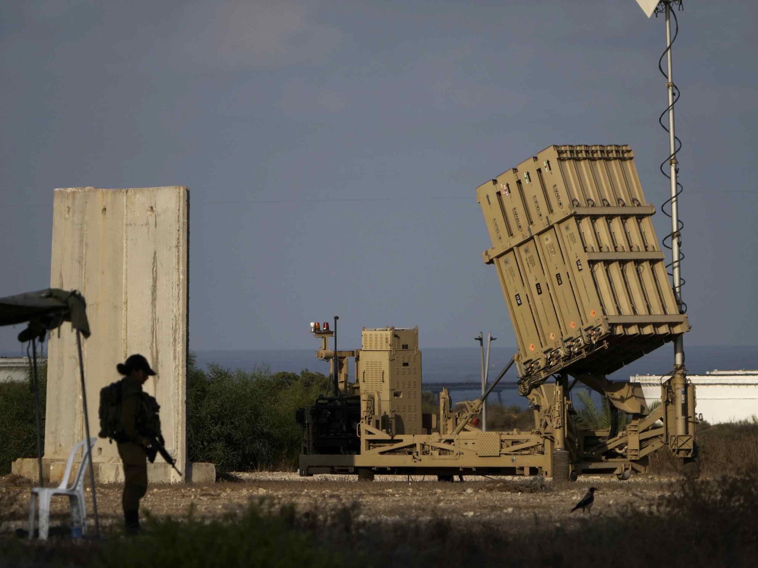Israel’s multilayered air-defense system protected it from Iran’s drone and missile strike