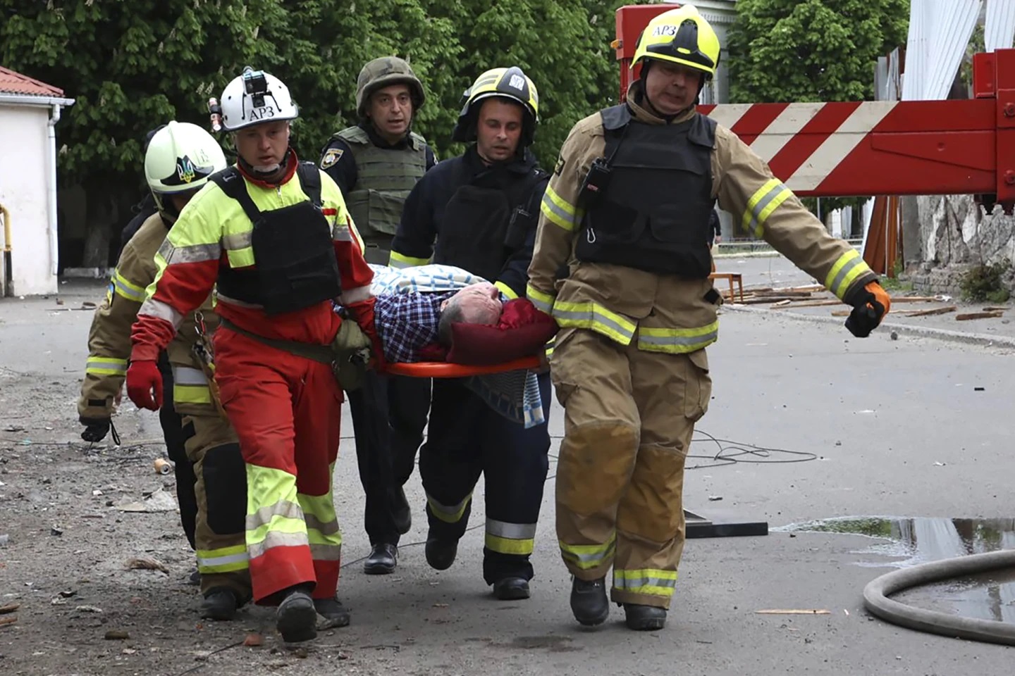 Ukraine claims it shot down a Russian strategic bomber as Moscow's missiles kill 8 Ukrainians