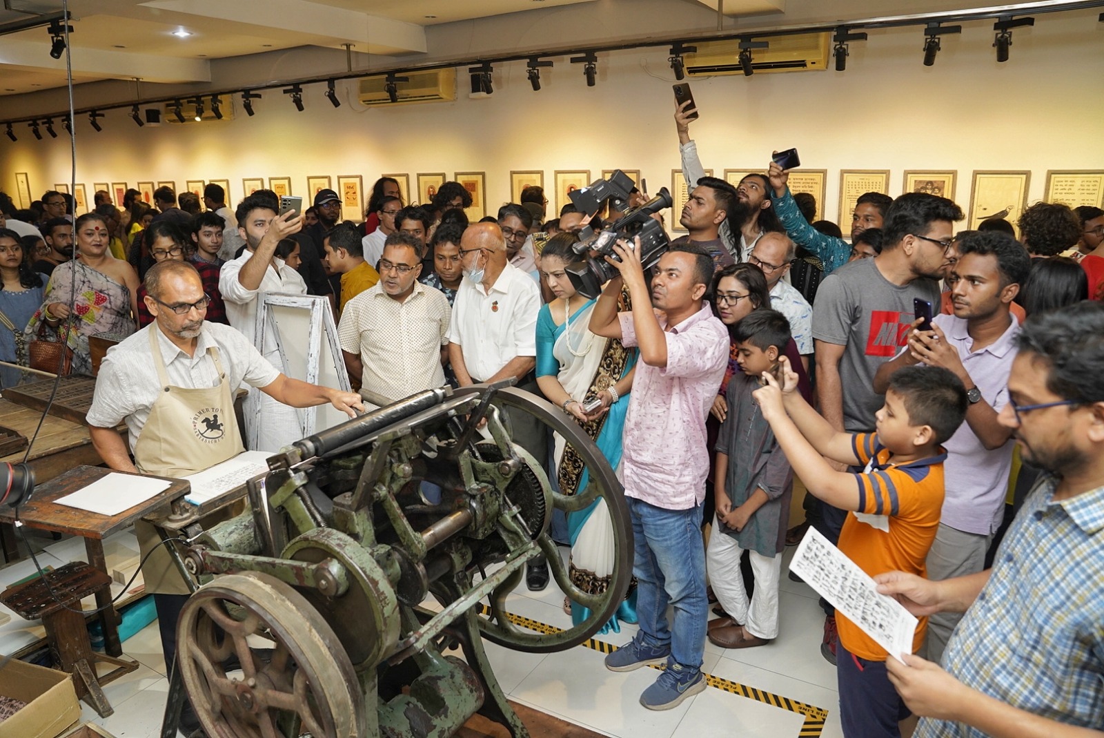 ‘Primer to Press’: Sabyasachi Hazra’s unique exhibition opens at AFD