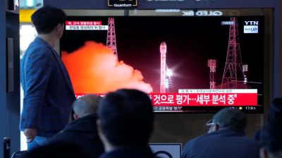 North Korean rocket carrying its 2nd spy satellite explodes shortly after launch