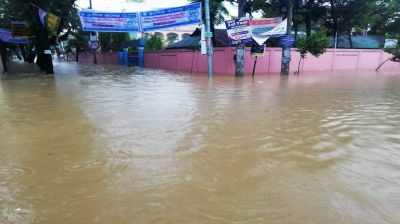 Heavy rainfall submerges Sylhet city, services disrupted at Osmani Hospital