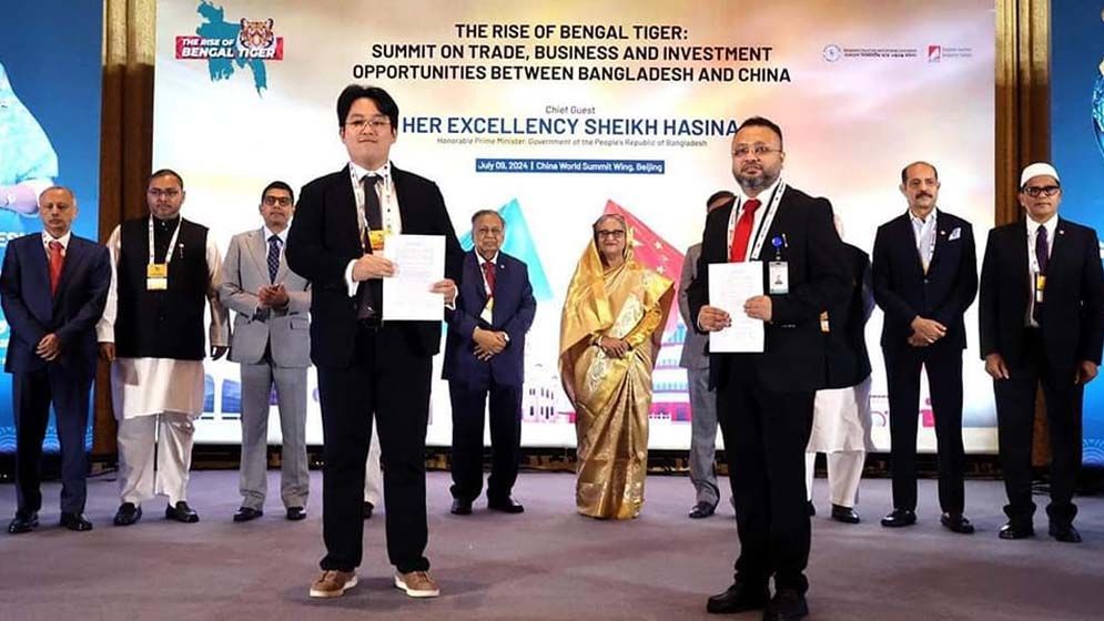 Greenhorn businessman with AL ties secures MoUs worth $280 Million from Chinese firms during PM Hasina’s visit to China