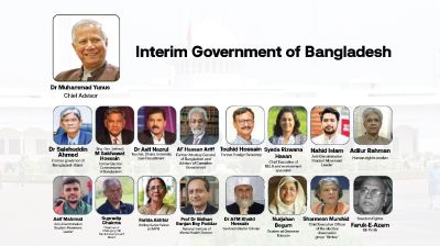 Who are the advisors to the interim government?