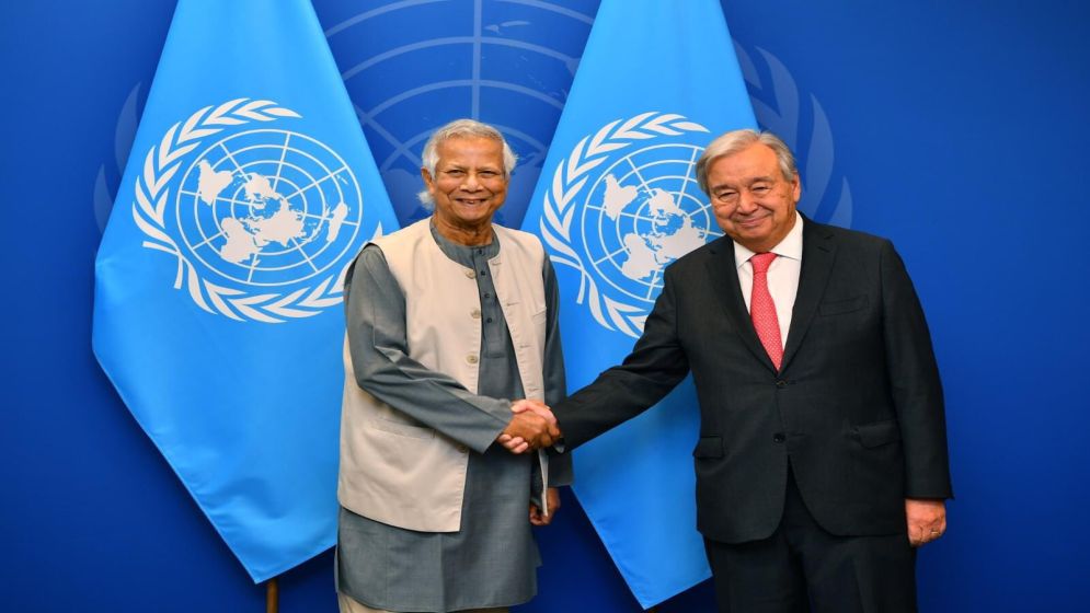 Talks with Yunus: UN Chief reaffirms support for Bangladesh's ongoing transition and reforms