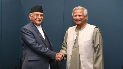 Prof Yunus, PM Oli discuss energy, transit cooperation between Bangladesh, Nepal