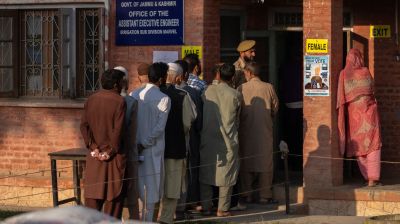 Voting for local government opens in Indian-controlled Kashmir for first time after losing autonomy