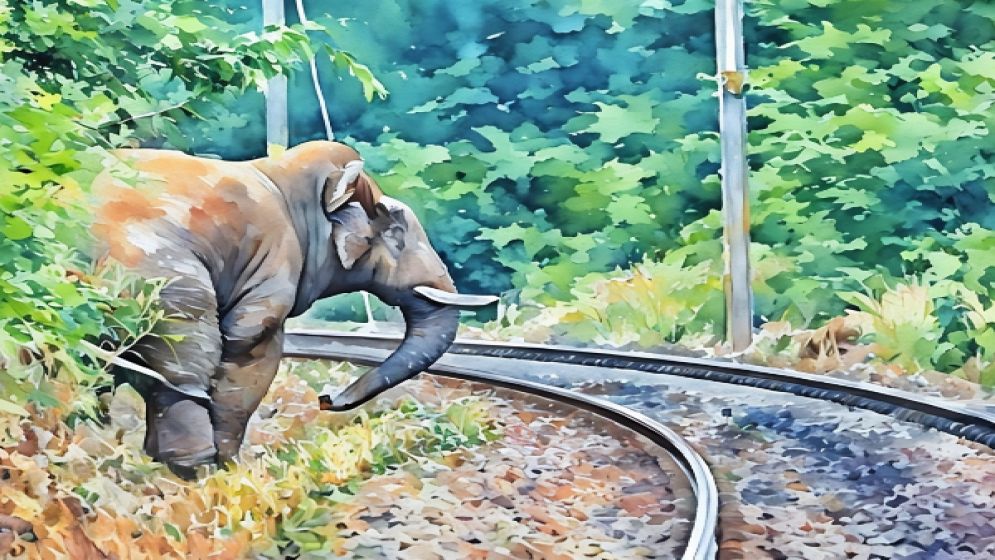 Deadly tracks: How a train line becomes a fatal threat to elephants