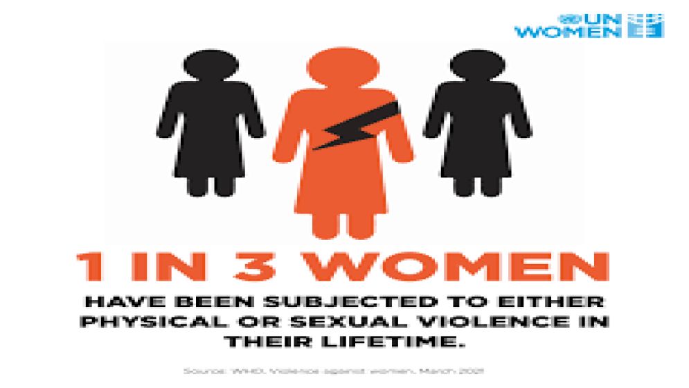 One in three women experiences gender-based violence