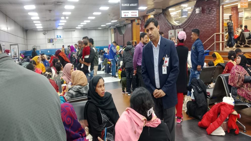 105 stranded Bangladeshis return from war-torn Lebanon