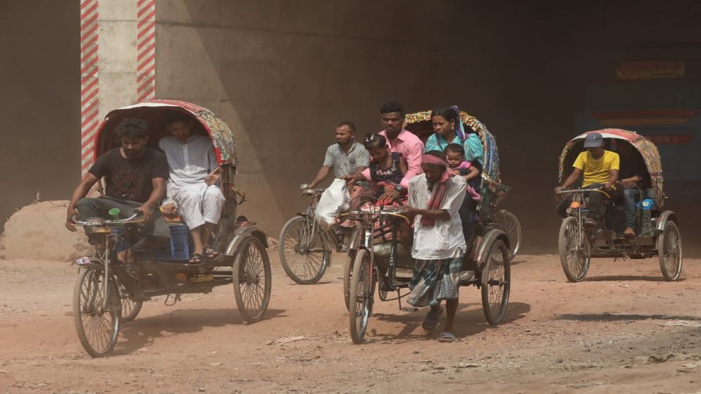 Dhaka 3rd most polluted city in the world this morning