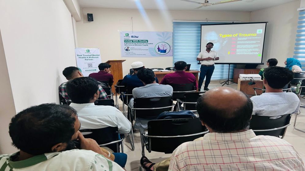Workshop highlights mental health challenges for journalists