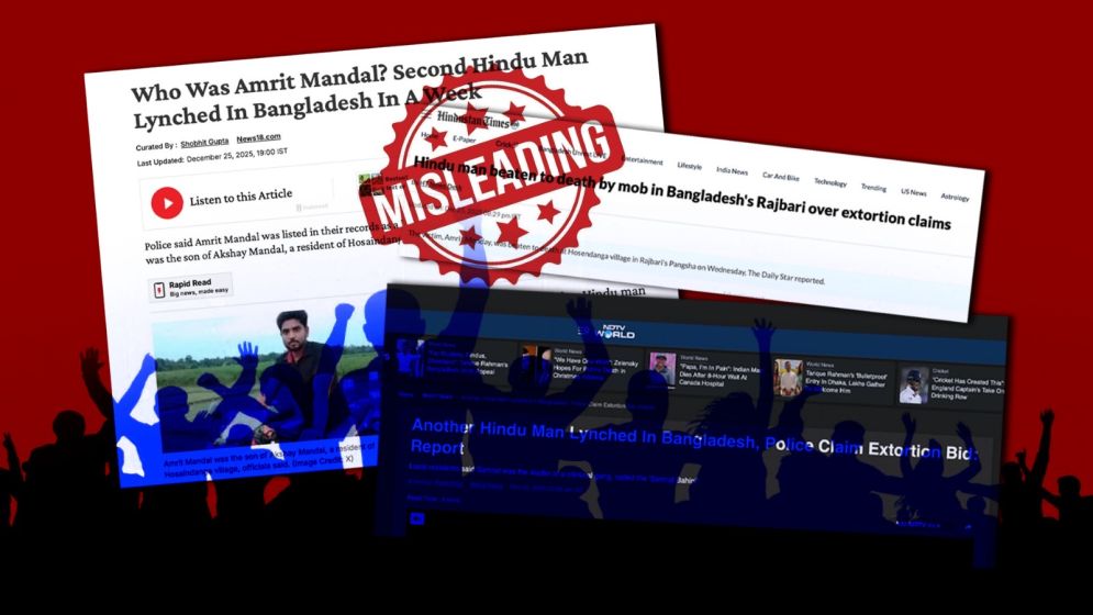 Bangladesh killing miscast as communal violence. Police cite criminal extortion dispute