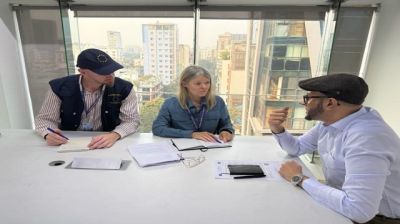 EU election observers visit The Deltagram to discuss 13th general election