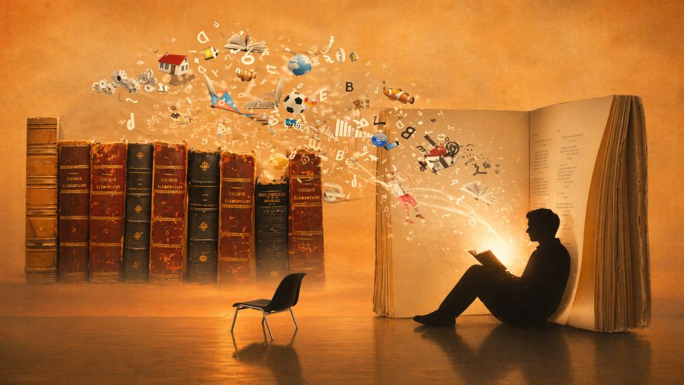 The quiet loneliness of a mind shaped by books
