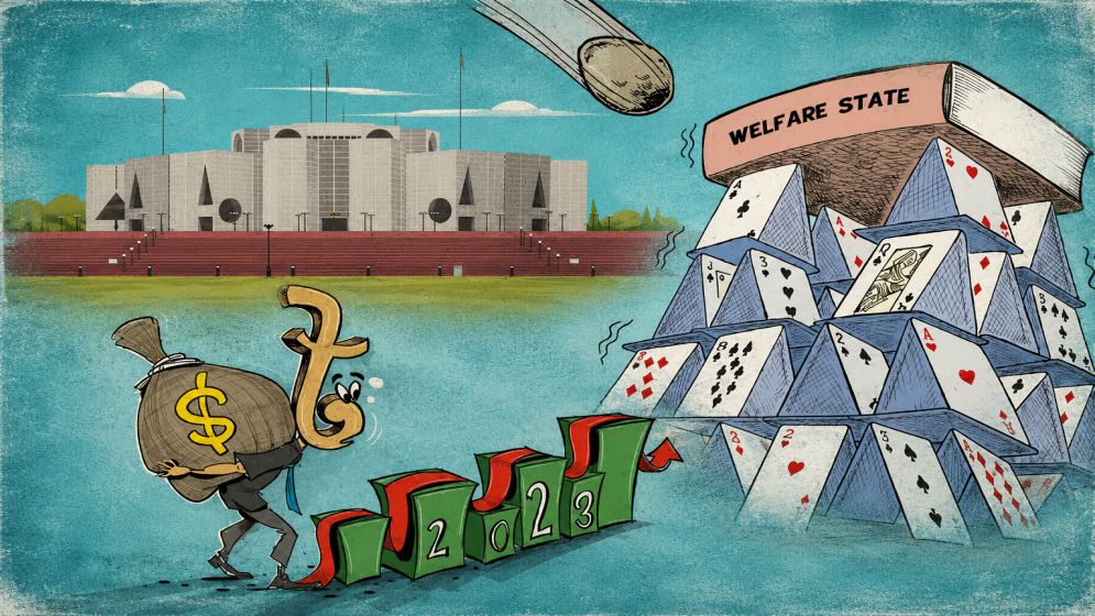 A budget to build a ‘European welfare state’ on a ‘South Asian tax base’