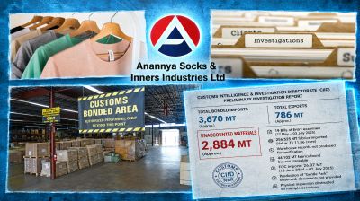 Customs investigators unable to account for thousands of tons of duty-free imports at prominent garment manufacturer