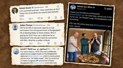 Bangladesh envoy’s special ‘hilsa’ gesture to Indian controversial commentator draws scrutiny